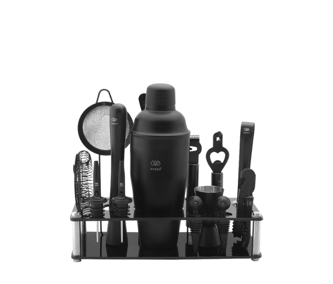 AVERA Kit Bartender 14 piezas – Color negro