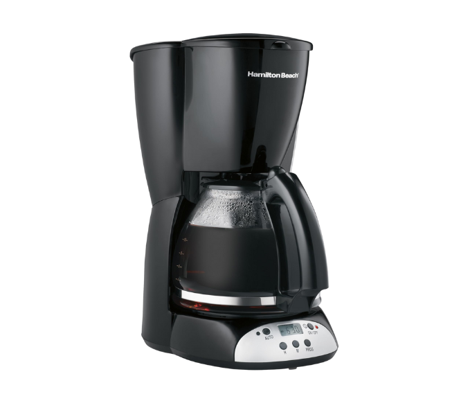 Cafetera eléctrica Hamilton Beach programable (12 tazas)
