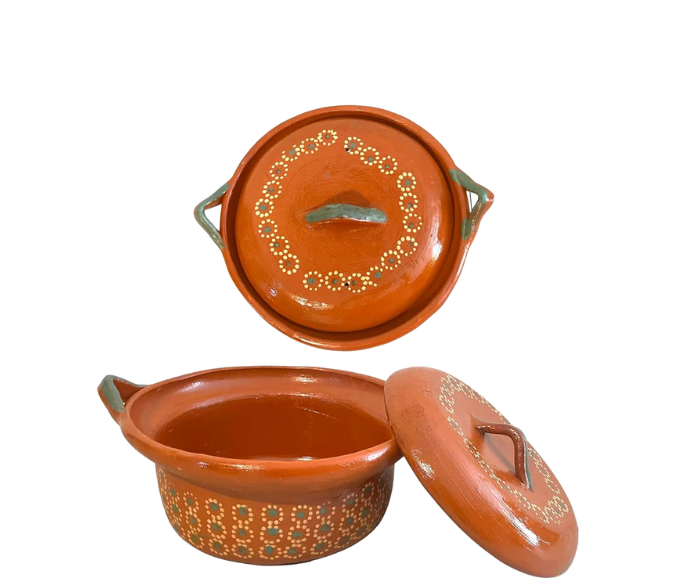 Cazuela de barro vidriada 30 cm