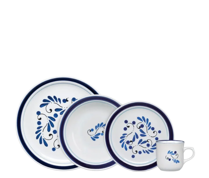 Vajilla estilo Talavera mexicana