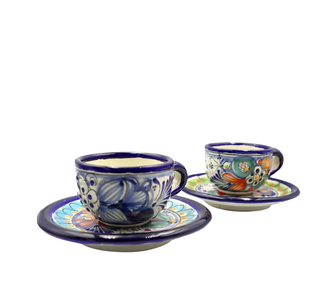 Set de tazas expresso Talavera – Artesanía Mexicana