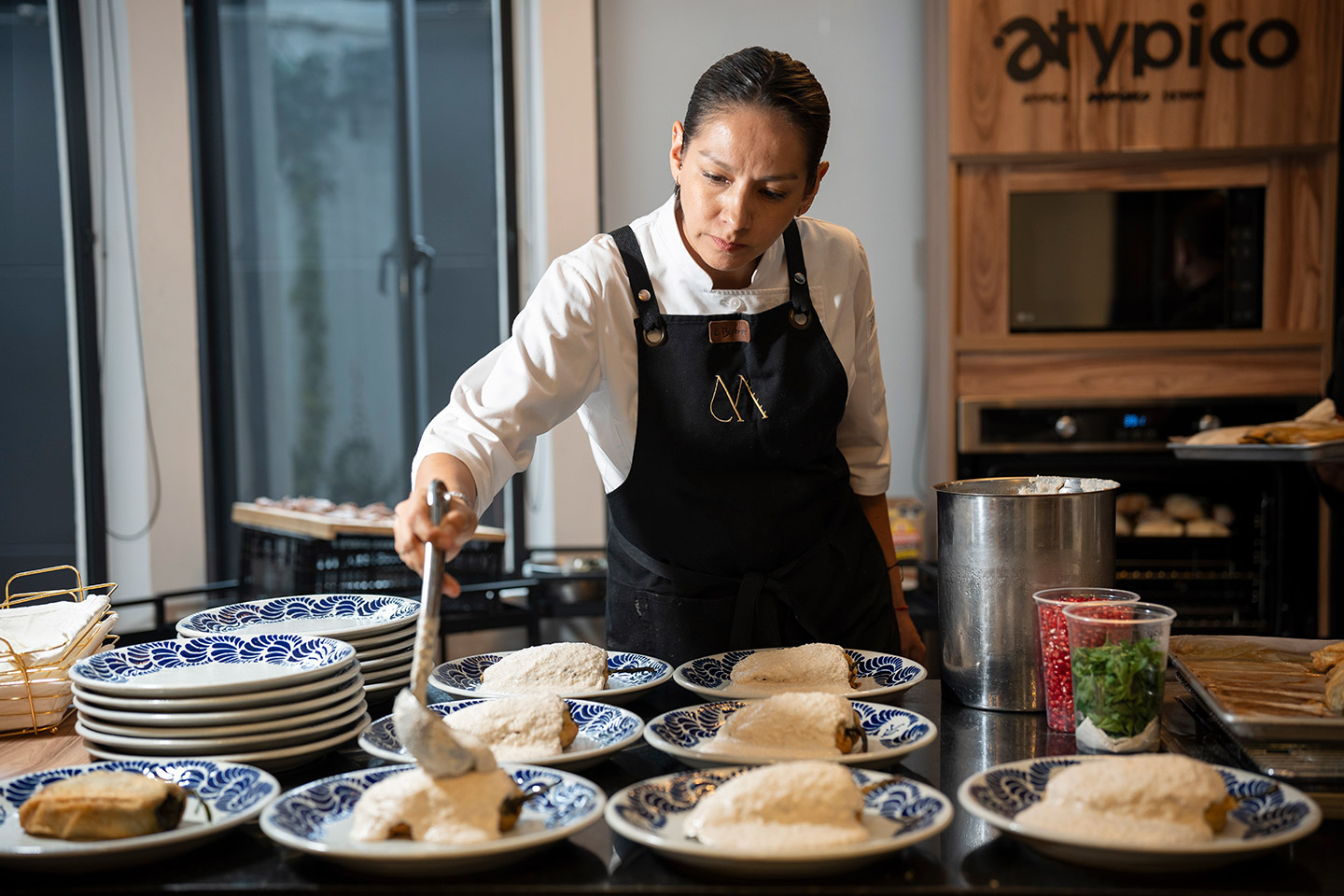 Hacer chiles en nogada con Liz Galicia