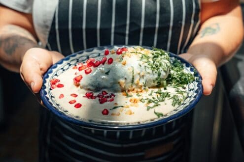 Cocina mexicana: utensilios para preparar chiles en nogada