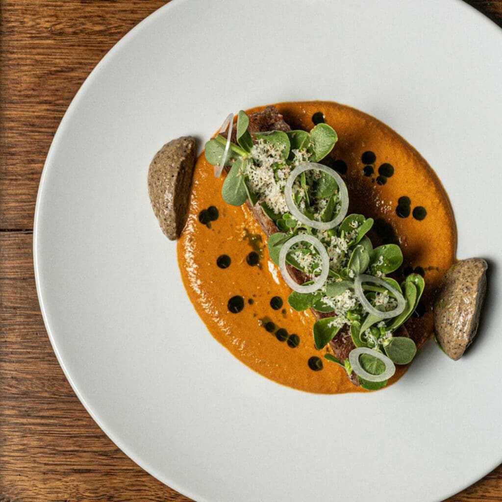 Platillo de la chef Mariana Valencia