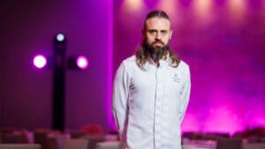 Diego Niño, chef residente de The St. Regis Mexico City, sorprendió con un platillo elaborado con Dolores Premium.
