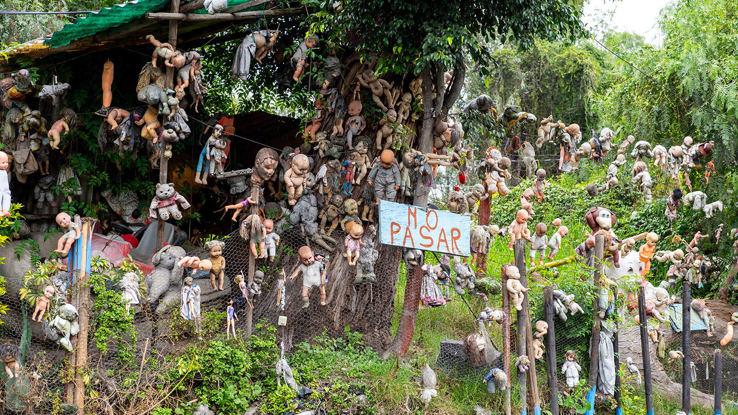 Isla de las Muñecas en Xochimilco