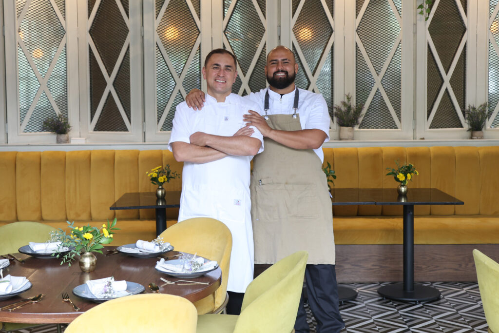 Chefs Maycoll Calderón y Charly García en el brunch de Soul Food Fest 2025