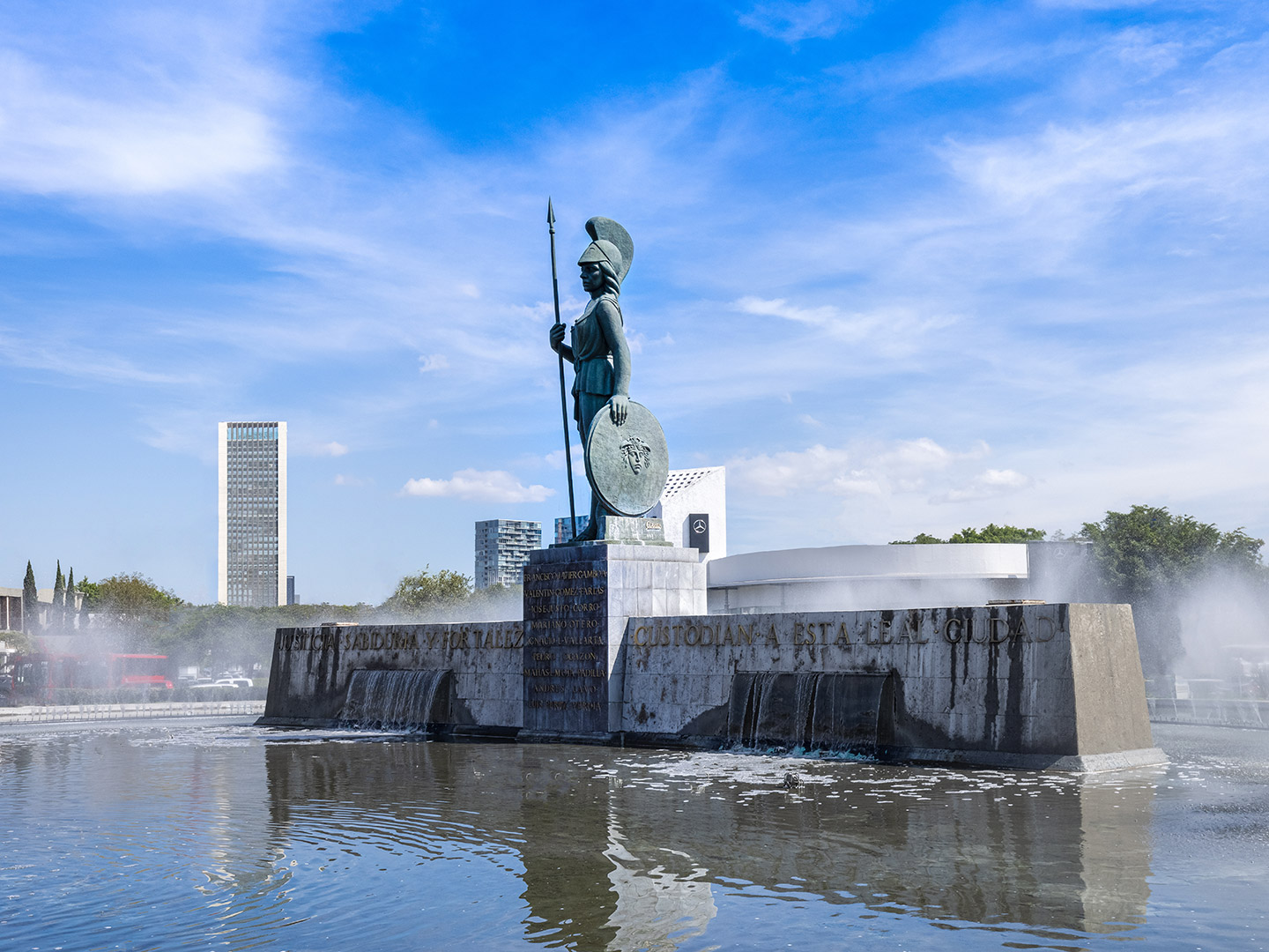 La fuente de la Minerva Guadalajara.