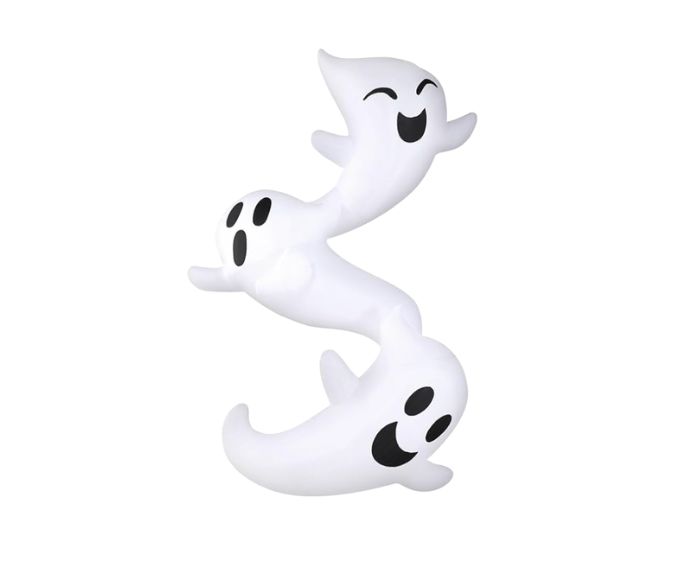JOYIN Inflable Halloween 8 pies con luces LED