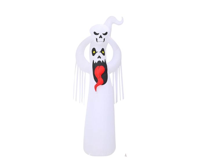 Fantasma inflable gigante con luces internas (2 m)