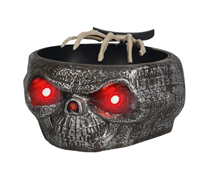Halloween Candy Bowl con ojos LED