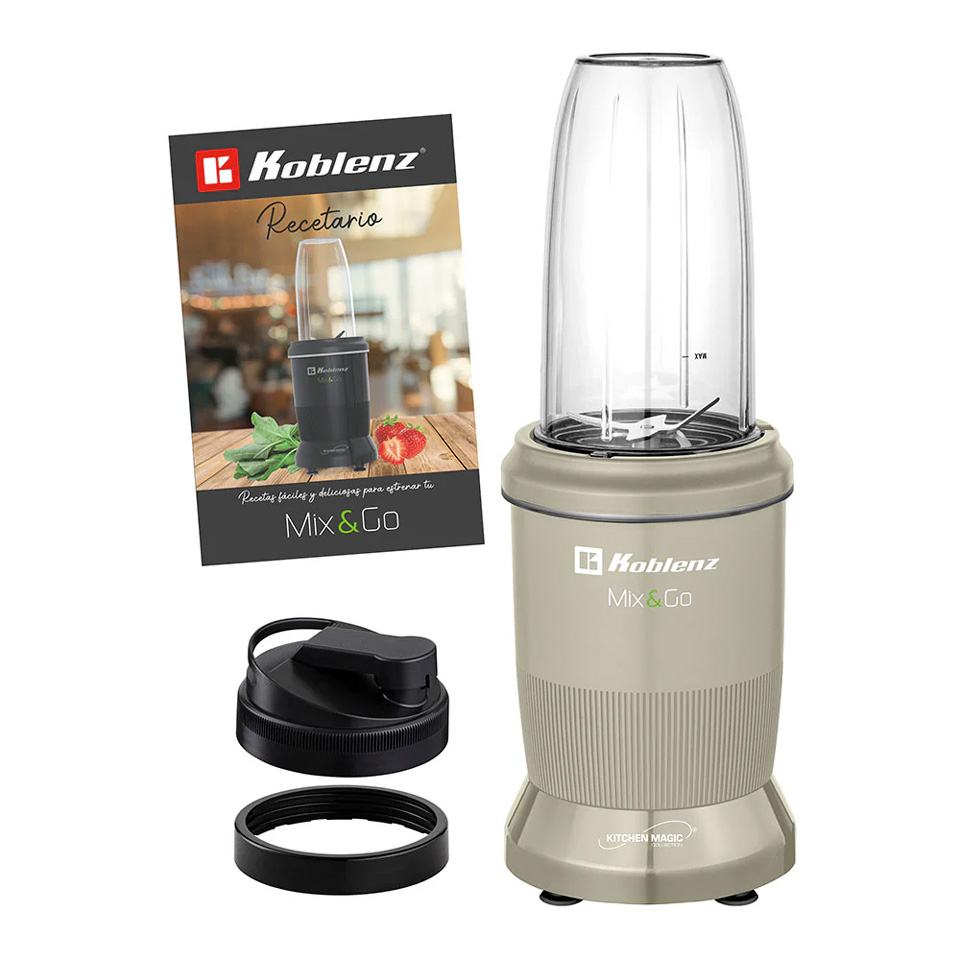 Licuadora Mix&Go de Koblenz con recetario