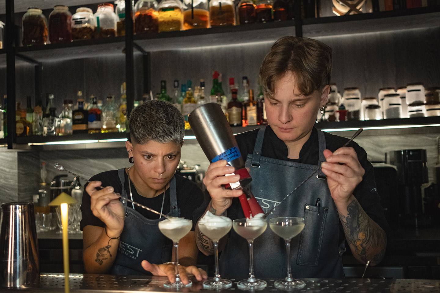 Bartenders en Test Kitchen Lab