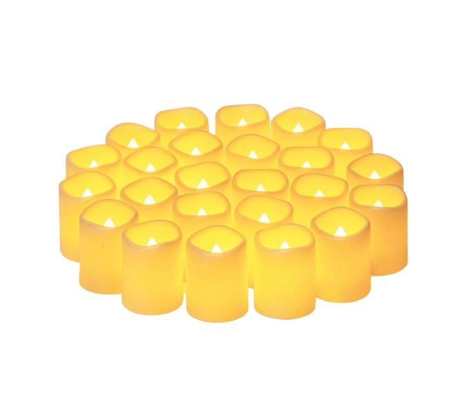 Velas LED sin llama estilo altar