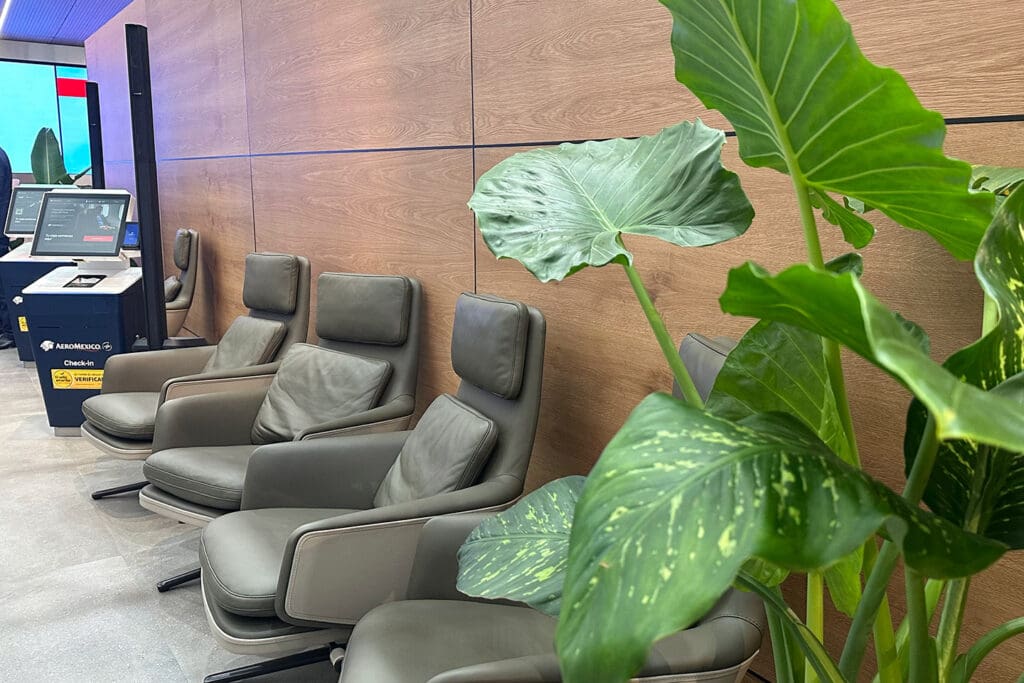 Nueva área de check-in de Aeroméxico