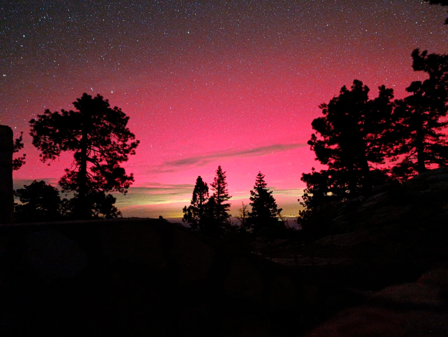 Aurora boreal en México