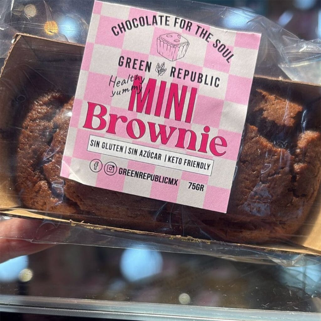 Green Republic lleva los brownies a otro nivel con opciones keto.