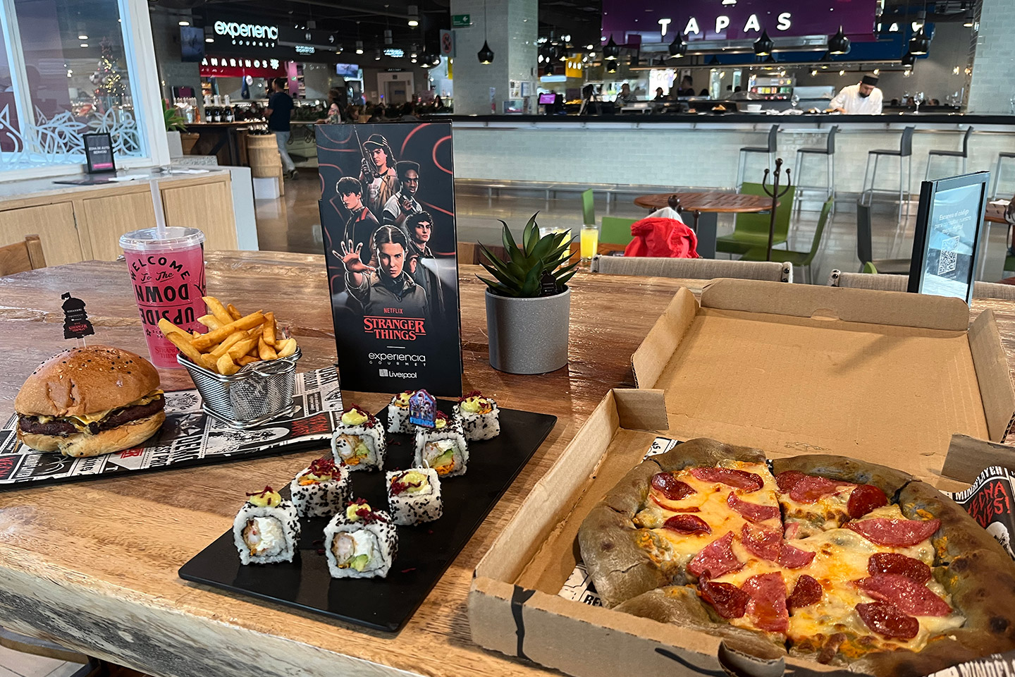 Menú de Stranger Things
