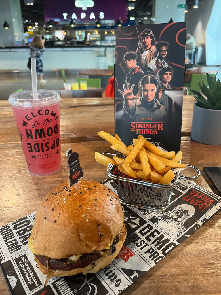 Menú de Stranger Things