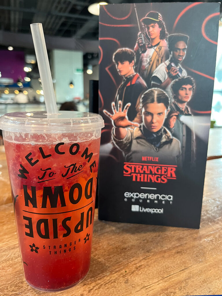 Menú de Stranger Things
