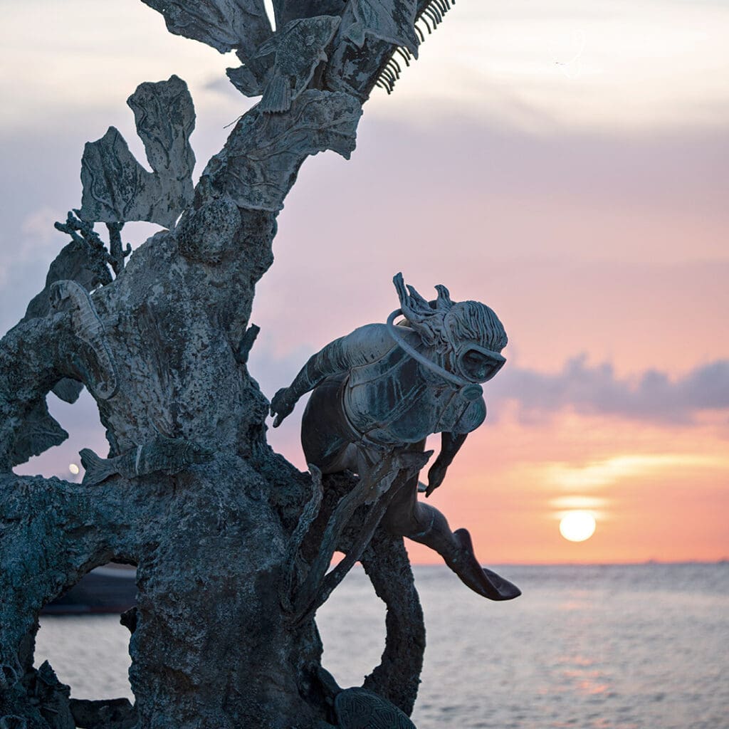 El Malecón de Cozumel es una galería viva a cielo abierto.