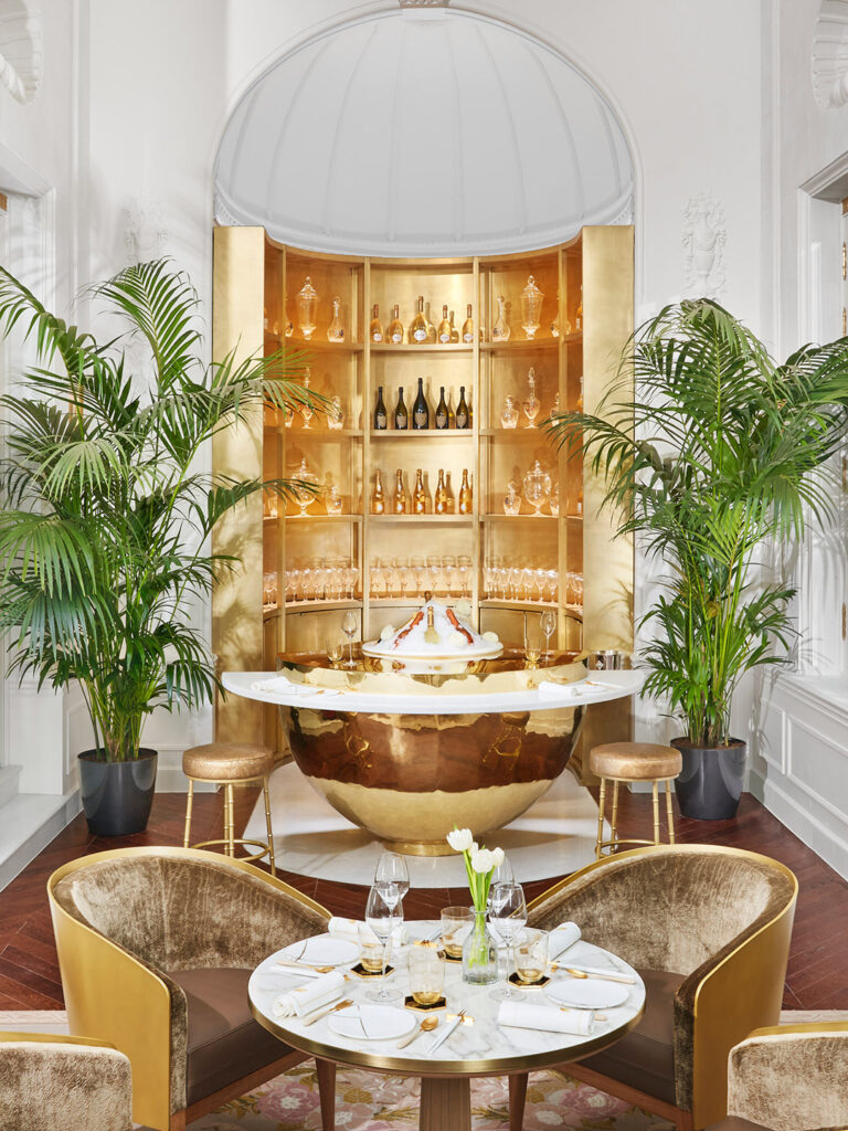 Mandarin_Oriental_Madrid_champagnebarr El diseño apuesta por una elegancia bien ejecutada.