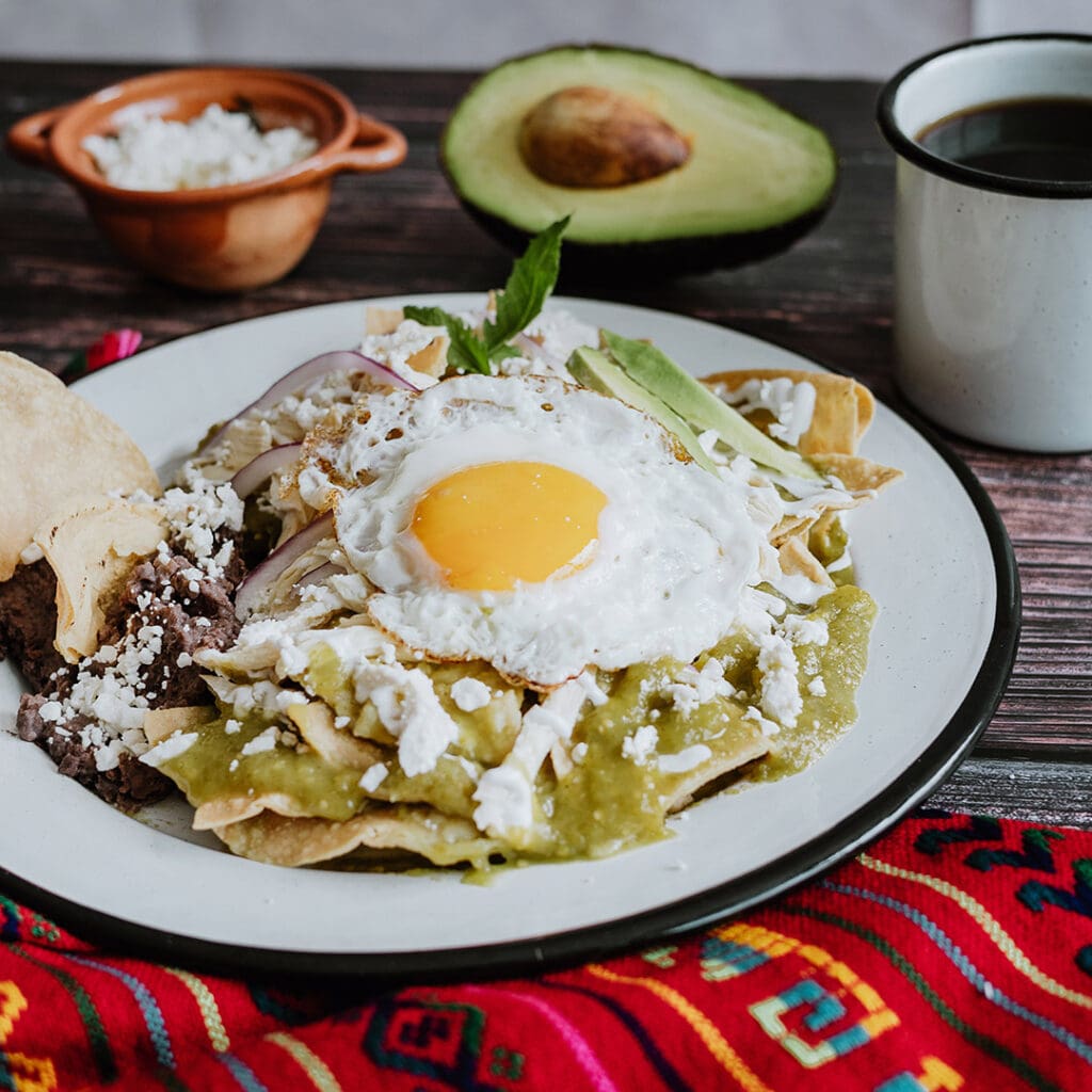 Chilaquiles en México.