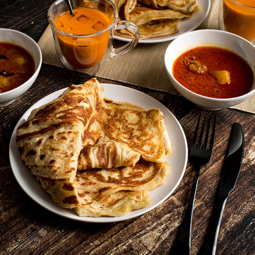 Roti Canai en Malasia