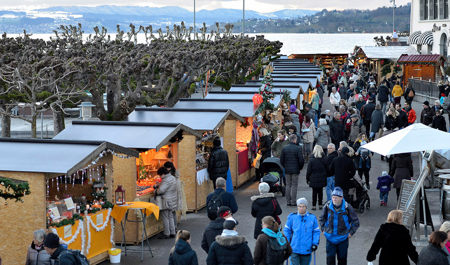 Así se vive la Navidad en Rapperswil-Jona.