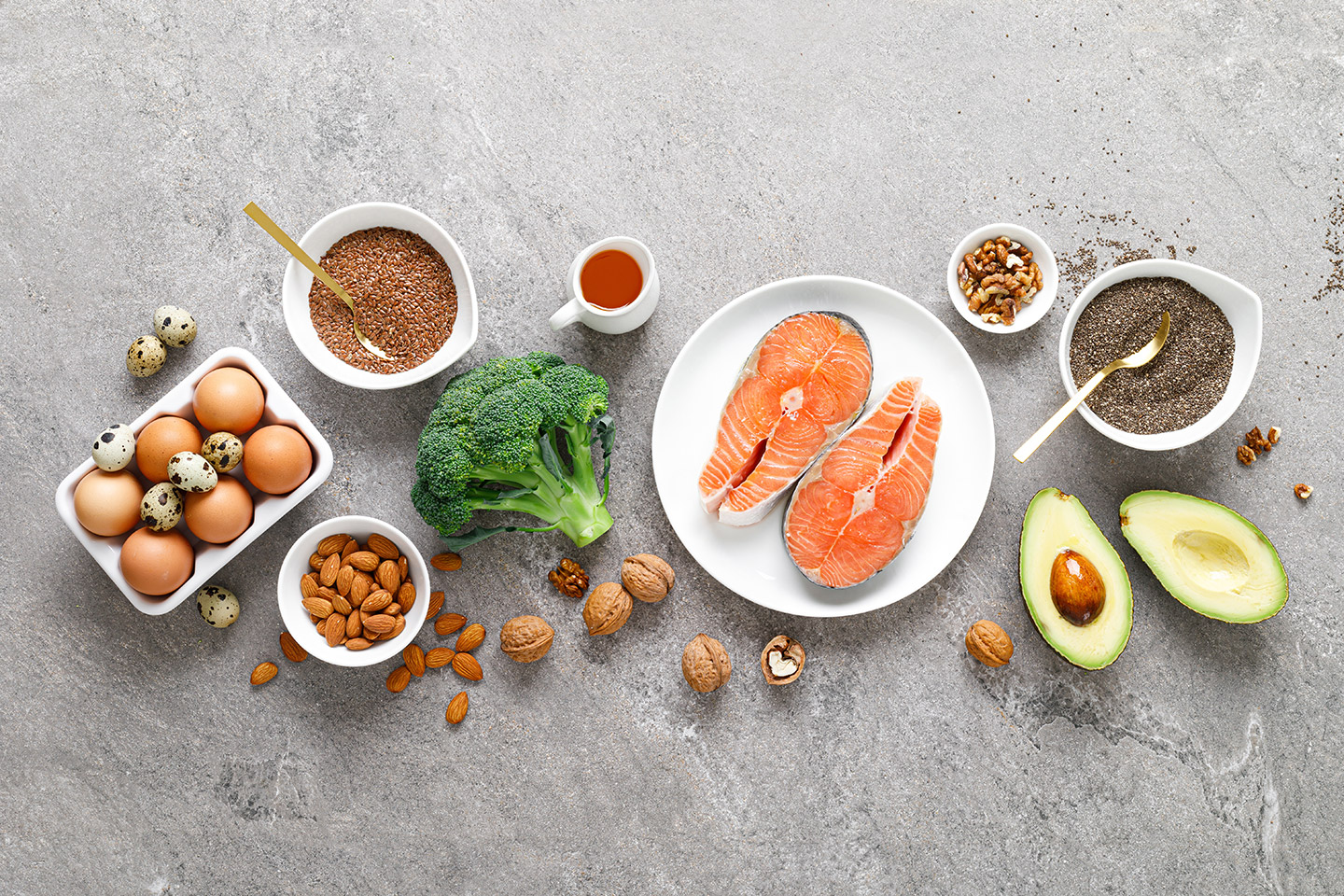 Omega 3: grasa que sí suma puntos.