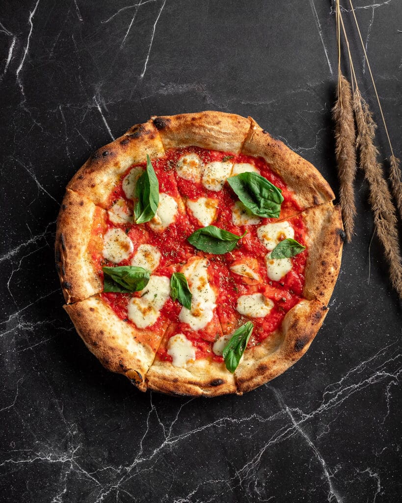 Pizza margarita.
