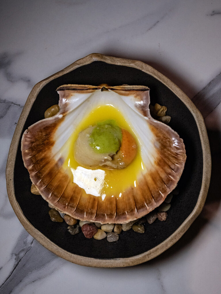 Platillo del restaurante HDDN, en Madrid