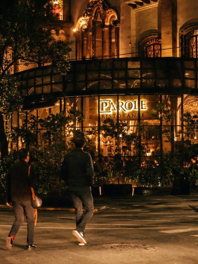 Restaurante italiano en Polanco.