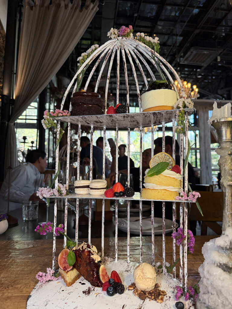 Degustación de postres.