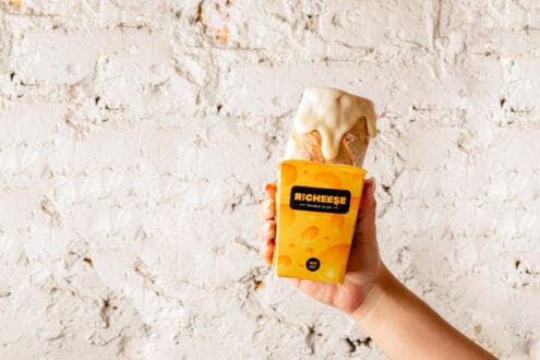 Richeese ahora ofrece su fondue para llevar en Polanquito