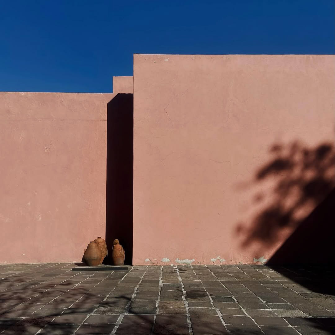 Obras de Luis Barragán muro rosa