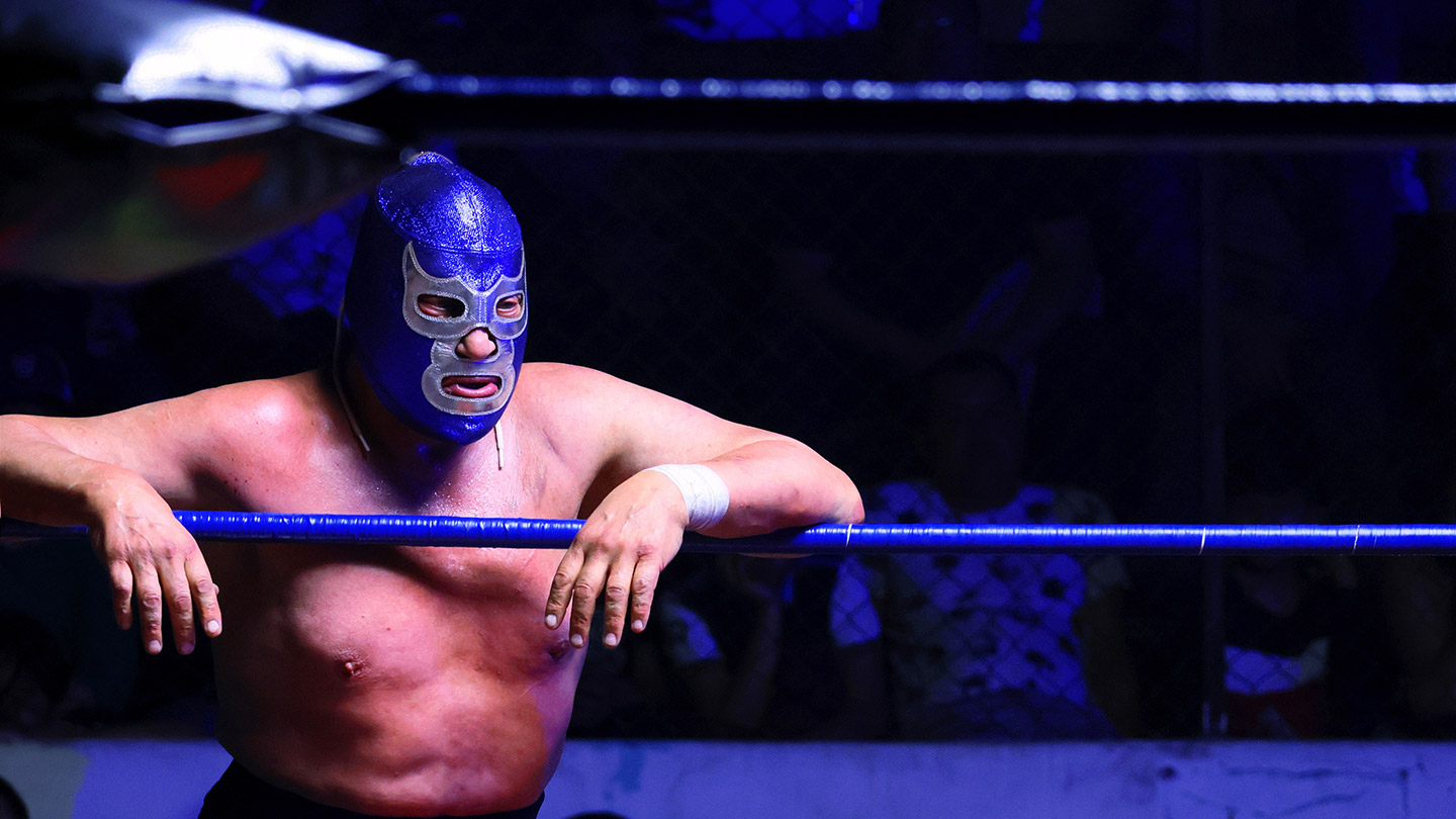 Lucha libre en Arena México.