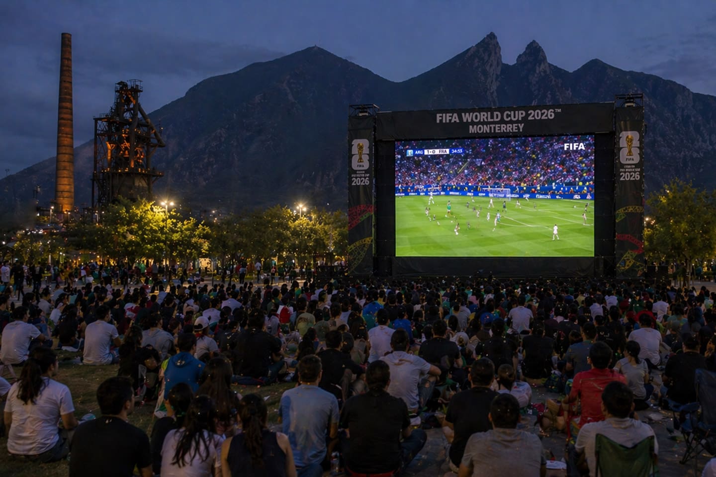 En Monterrey estará en Parque Fundidora.