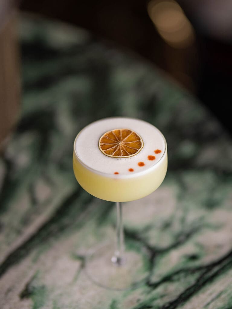 Receta pisco sour.