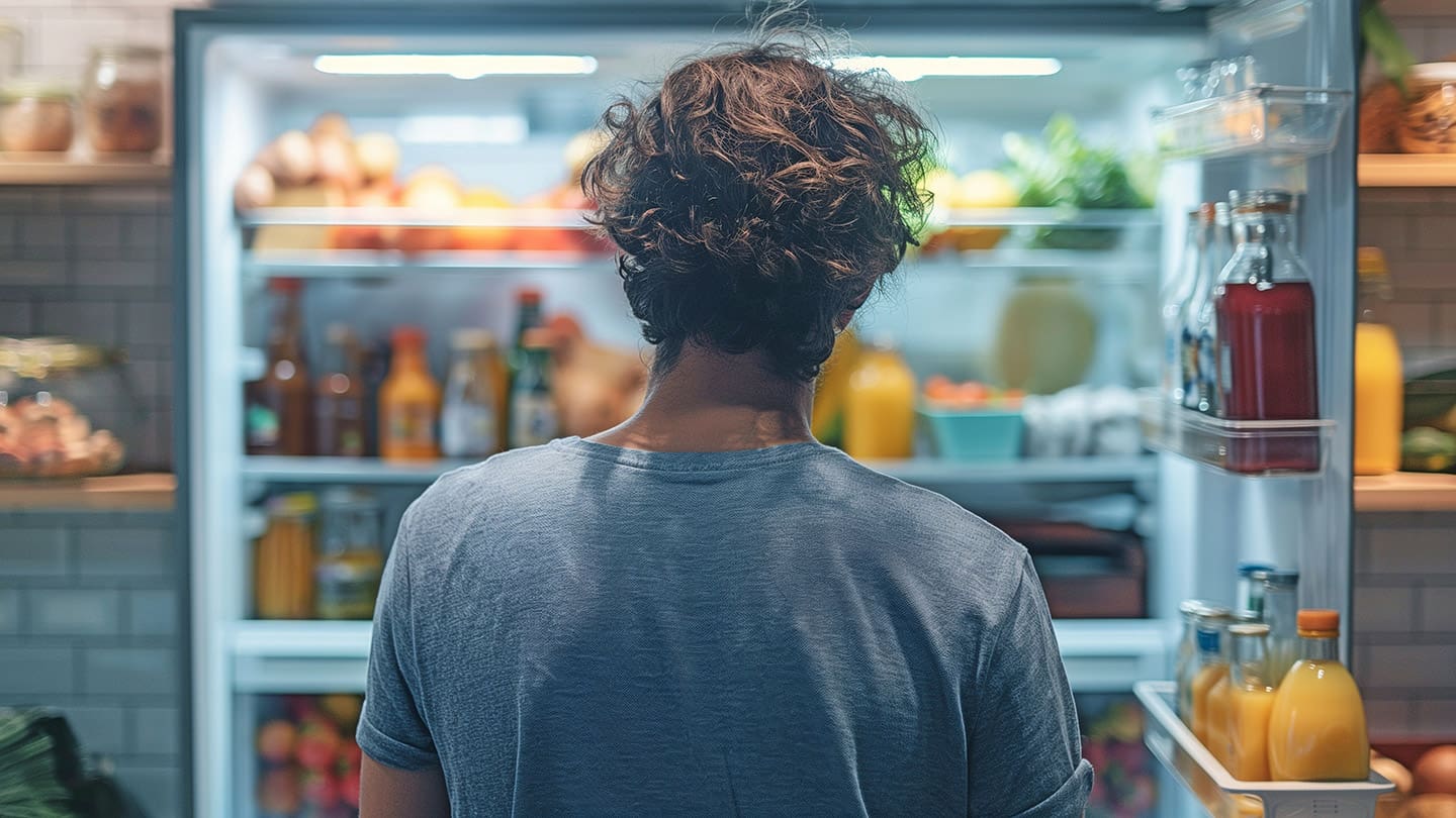 alimentos en el refrigerador