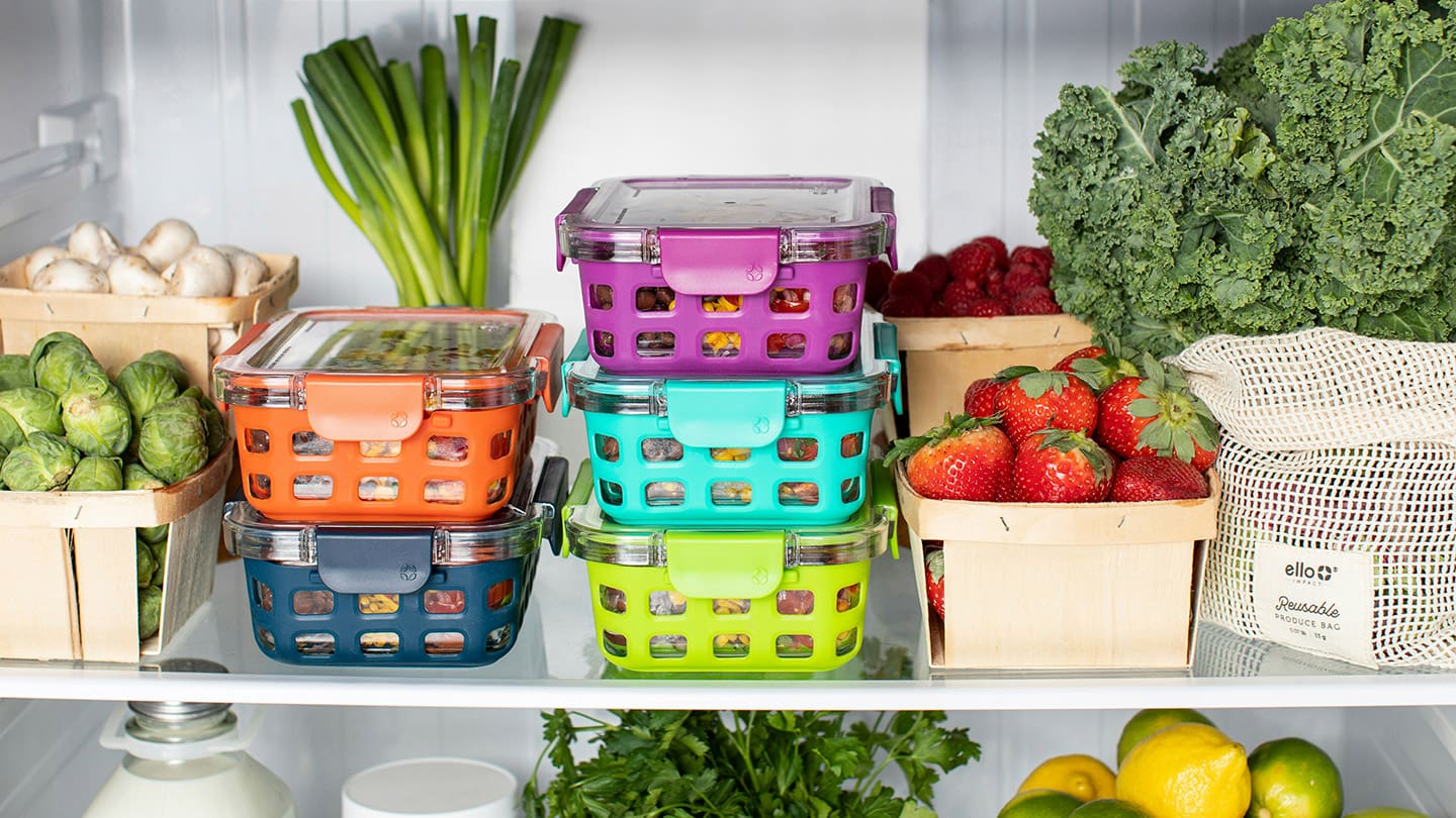 alimentos en el refrigerador