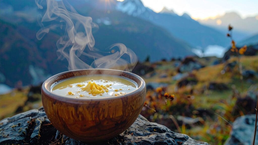 Butter tea tibetano: la bebida del Himalaya para desafiar el frío