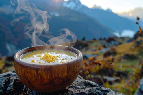 Butter tea tibetano: la bebida del Himalaya para desafiar el frío