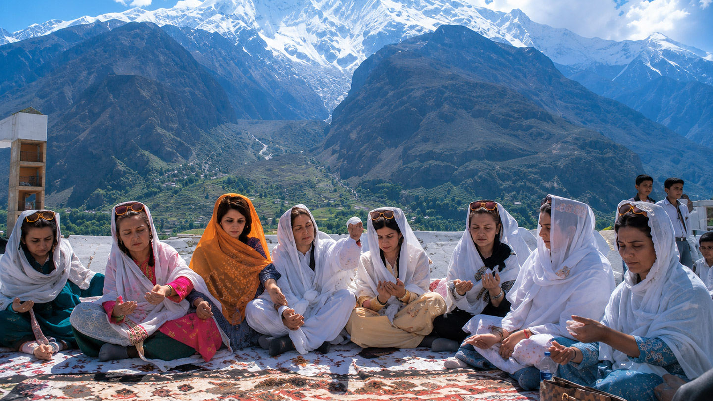 Así es la vida en Hunza.