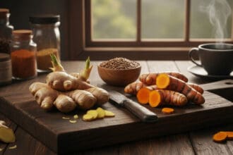 Cúrcuma, linaza y jengibre, consume estos tres superalimentos