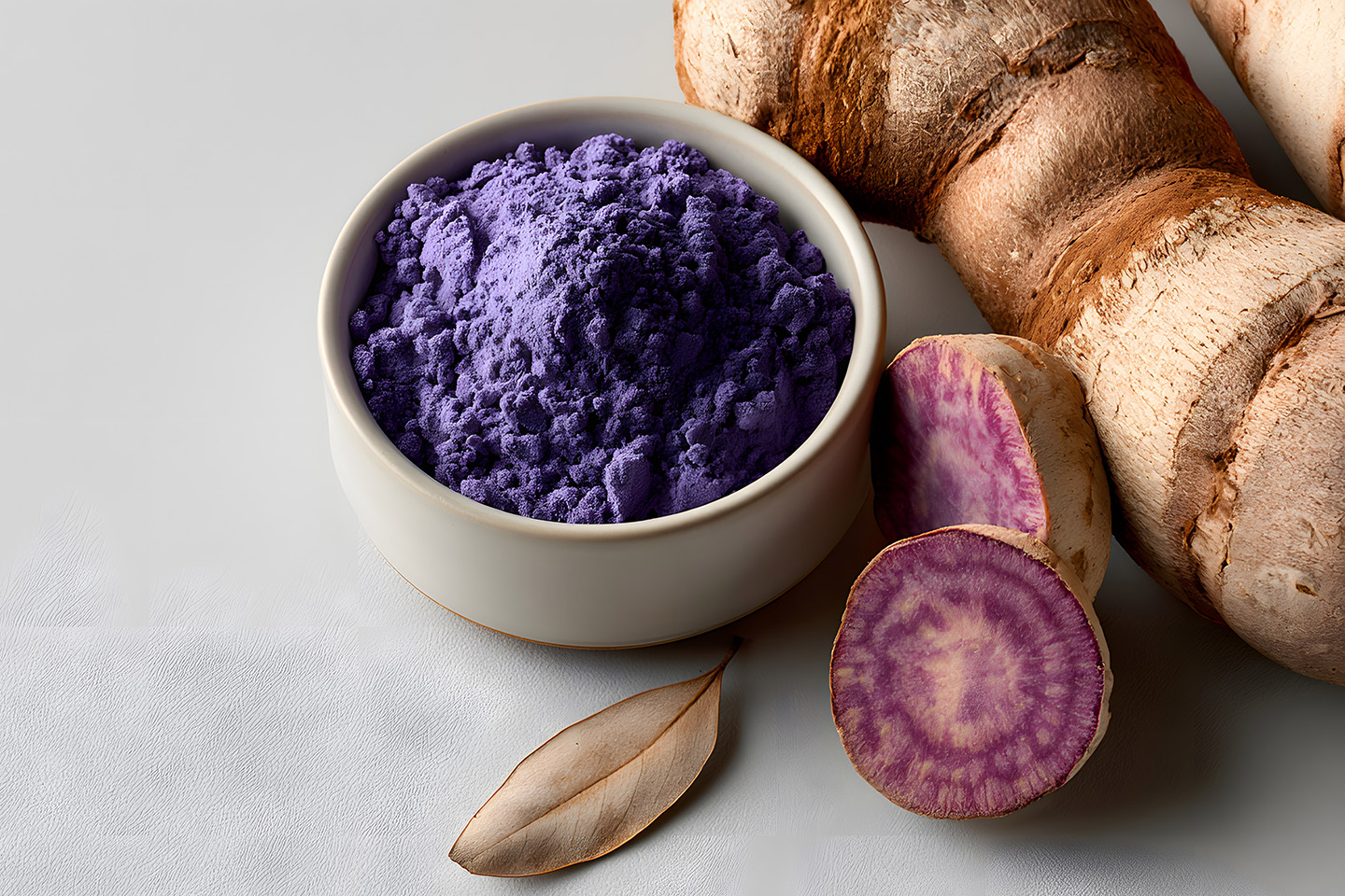 El Ube es un tubérculo.