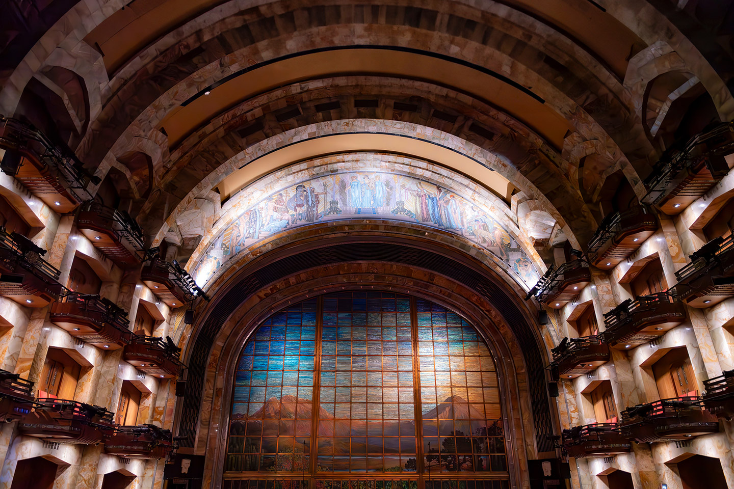 Bellas_Artes_5 El famoso telón de cristal.