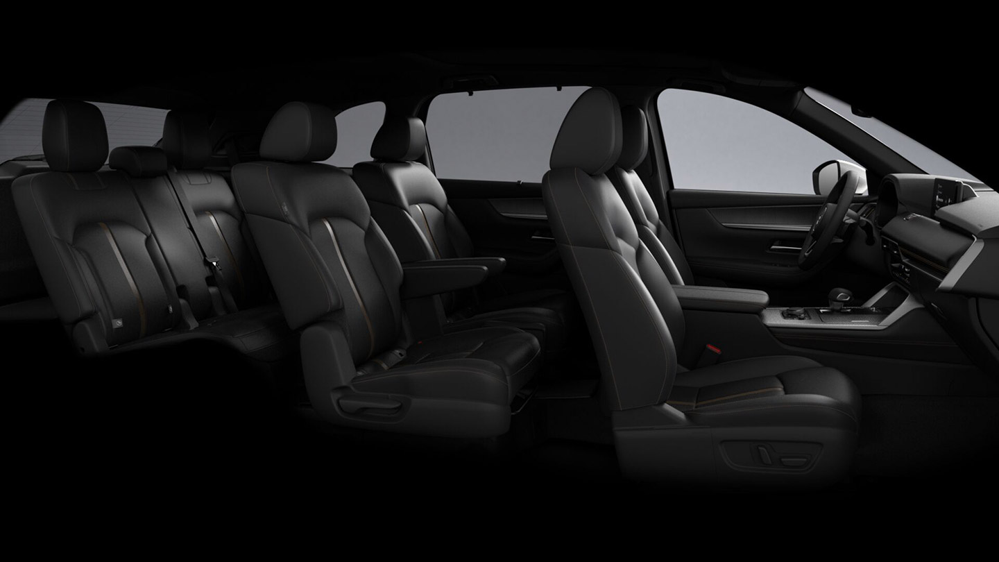 Mazda_cx90_7 Conserva el espacio, la comodidad y el equipamiento.