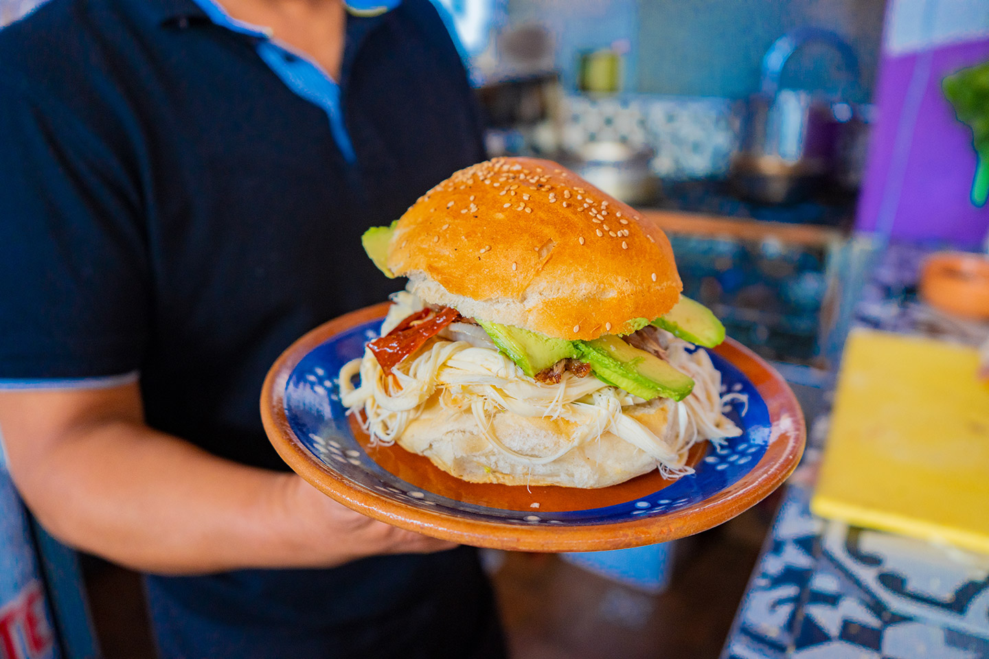gastronomía poblana - cemita