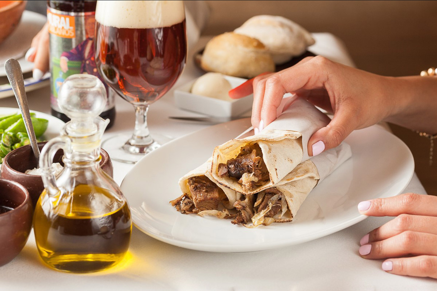 Tacos árabes.